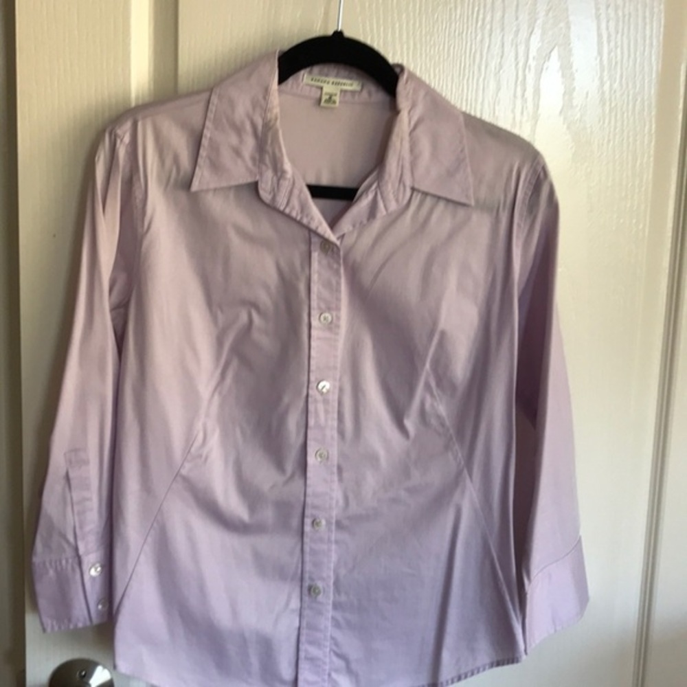 Banana Republic Stretch Lilac Blouse